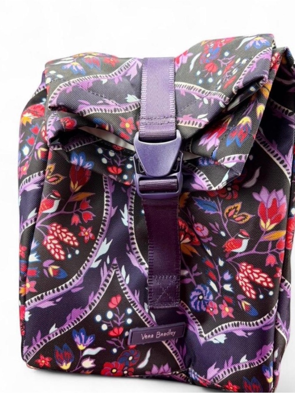 Vera Bradley Purple Floral Lunchbox